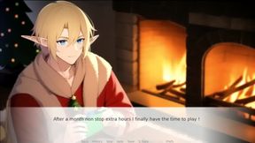 [Gameplay] Cuckolding Santa [Rule 34 Hentai game] Ep.1 Link fucking a zoran girl o...