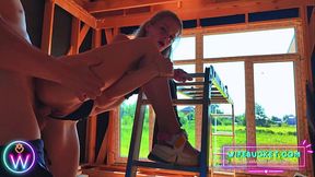 Amateur MILFs by Wifebucket - My wifey came to bring me lunch at construction site, but I preferred to fuck