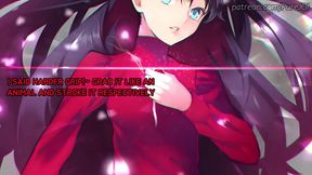 Rin Tohsaka makes you cum quick for her amusement (Quickshot JOI)