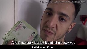 Tempted by Money: Venezuelan Guy`s First Gay Experience