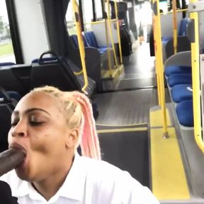 Public Bus Dick Sucker