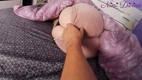 I Probe My Stepsister's Wet Pussy&#x270C; As She Craves My Big Round Ass&#x1F351;