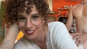 Horny&#x1F975; Vlogging Step-Mom Bangs College Boy