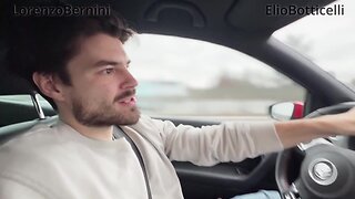 Almost had a car accident while jerking with an Italian dude