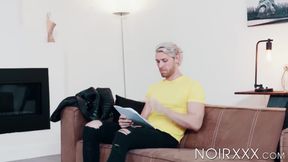 Handsome Jacob Peterson gets the job done by blowing and riding my black dick