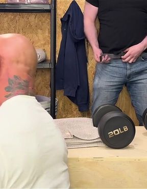 Falcon Legend Invites Me Back to His Garage and This Time I Bring My Friend to Share His Muscle Hole.