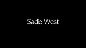 sadie west gives foot fetish blowjob and handjob