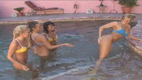 purefilmstv - four soccer players to celebrate the end of the game fuck each other with big dildos and strap on and lick each other’s pussy