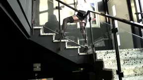 Two sultry MILFs get busy at office and kitchen