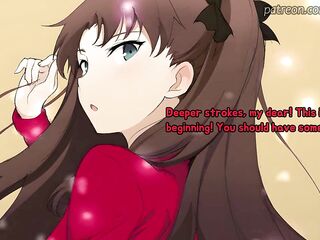 Rin Tohsaka makes u cum quick for her amusement (Quickshot JOI)