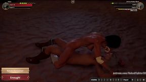 Aldra VS Johnny Walker Black (Naked Fighter 3D)