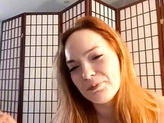 Great Big Boobs On Masturbating Redhead