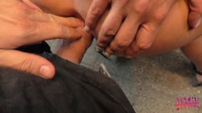 Gorgeous German MILF Gets Buttfucked at a Bus Station