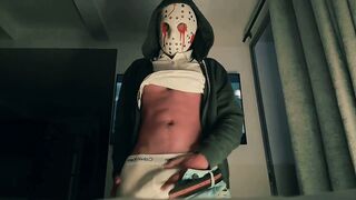Andcristian, the horny Spanish stud, orders you to jerk off in Spanish - hooded, cumshot included!