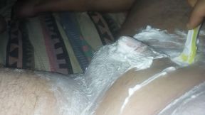 Shaving My Little Dick