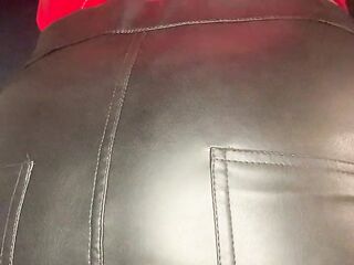 Leather Booty Worshipping video