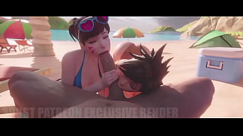 tracer &amp_ waveracer d.va (overwatch) by threedust