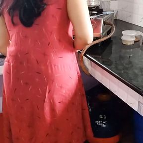 Kaam Wali Bhai Ko Kitchen Me Choda - Fuck My Maid In Kitchen