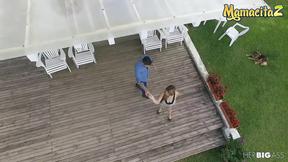 ”Wild Colombian Fuck Indoors & Outdoor Threeway At The Lake House”