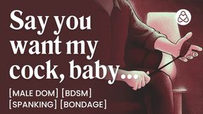 ASMR Male Voice: Dominant Boyfriend Fucks You into Submission - Bondage &amp; Fingering - Erotic Audio Roleplay for Women