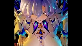 Futuristic Futanari Seduces With Fiery Blowjob Before Steamy Hentai Gangbang