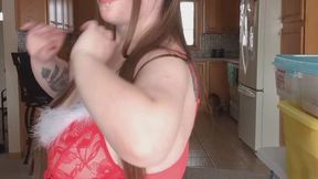 Santa lingerie worship