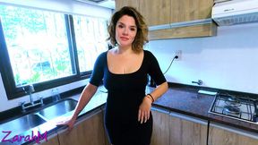 My hot mother-in-law welcomed my semen with open legs