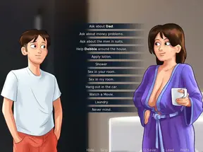 SUMMERTIME SAGA session - TITLE: Hentai Fuck Fest in the Bedroom