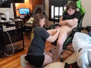 Heather Kane challenges College Noob not to Nut!