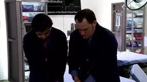 Wild gang bang with three babes getting banged