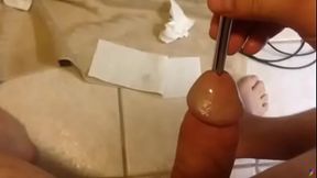 My first urethral insertion.MOV
