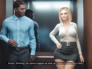 Stuck in an Elevator with My Boss's Wife
