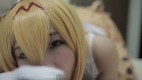 Sensual Asia in a Saucy Serval Costume