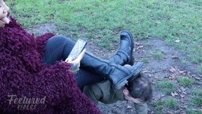 Get under my muddy boots bitch (Full HD 1080p MP4)