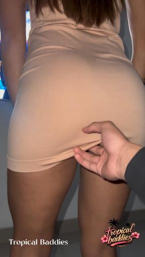 Miya gets her phat ass fucked on the couch