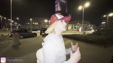 I let my viewer who met me in the city fuck me in the pussy - POLISH PORN