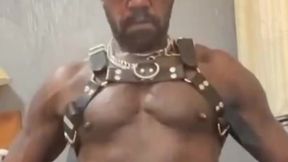 freaky oiled muscle hotel room flex show