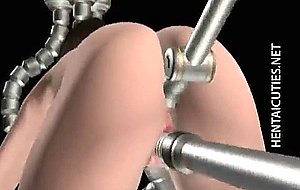 Sexy 3d hentai slave gets fucked