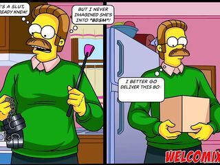 Sadomasochistic screw with the square neighbour! The Simpsons porn anime!