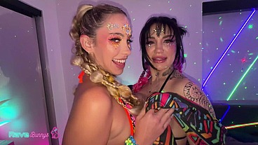 Khloe Kapri And Nova Cane Bring Unstoppable Lust To The Neon Den!
