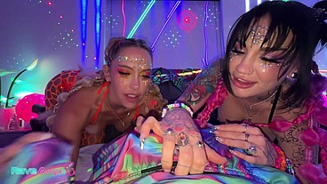 Khloe Kapri And Nova Cane Bring Unstoppable Lust To The Neon Den!