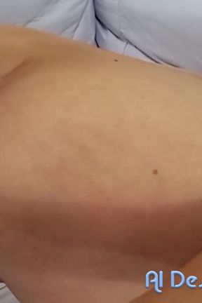 Mysterious fan comes to fuck with her cuckold husband's permission