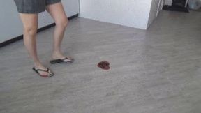 STICKY AND SLIPPERY HEAP ON THE FLOOR (bf)