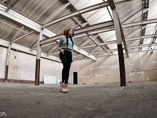 I Left my Raiment BEHIND and SQUIRTED! - Public Nudity Warehouse Dare