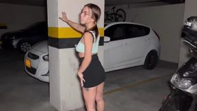MILF Anal With Teen in Parking Garage