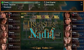 Treasure of Nadia - let's play without comments [PornPlay Hentai game] Ep.8 best armpit handjob