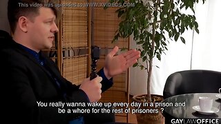 Law Office Threesome: Bareback Euro Action!