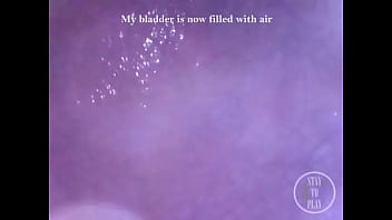 INSIDE POV: Inflating my Bladder with Air!