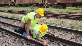 Workers Nailed the Boss During Lunch - A Raw Office Fuck Fest