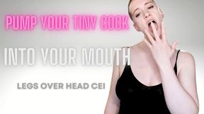 Pump Your Tiny Cock Into Your Mouth